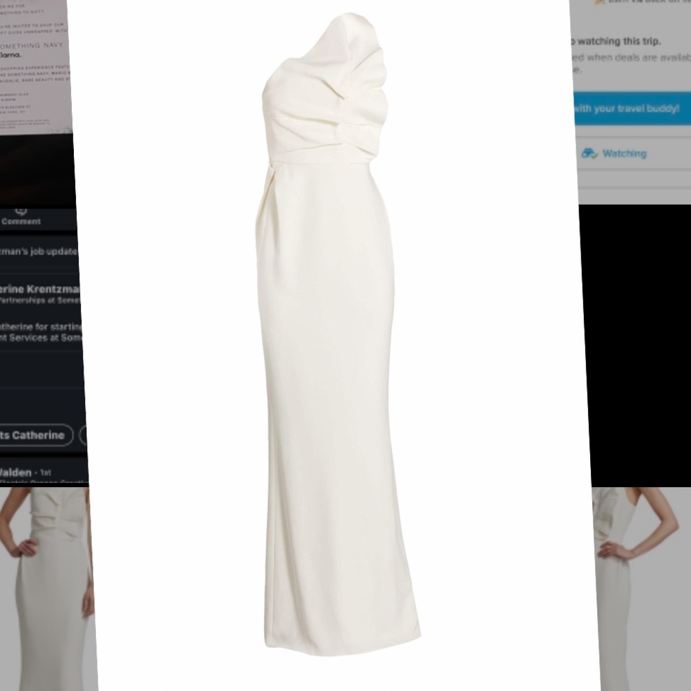 NWT Roland Mouret Warrington Gown - Picture 2 of 8